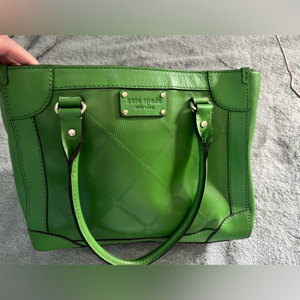 Kate Spade Kelly green handbag excellent condition